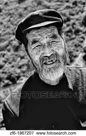 portrait of old man at the great Wall of China View Large Photo Image Stock Photo - portrait of old man at the great Wall of China. Fotosearch