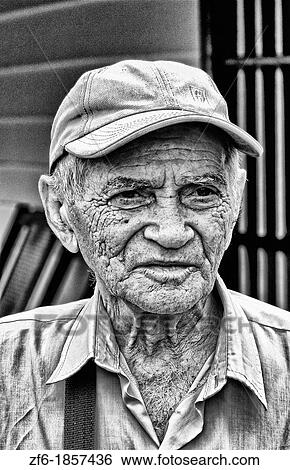 Portrait of old man musican singer in Sierra del Rosario in Cuba View Large Photo Image Stock Photograph - Portrait of old man musican singer in Sierra del Rosario in Cuba. Fotosearch