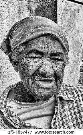 Portrait of older local woman in Santa Clara Cuba View Large Photo Image Stock Photo - Portrait of older local woman in Santa Clara Cuba. Fotosearch
