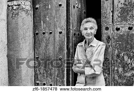 Portrait of older local woman in Santa Clara Cuba View Large Photo Image Stock Photo - Portrait of older local woman in Santa Clara Cuba. Fotosearch