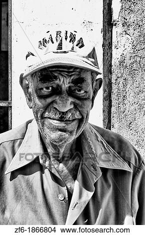 Portrait of older man in park in Guanabacoa a town near Havana Cuba Habana View Large Photo Image Picture - Portrait of older man in park in Guanabacoa a town near Havana Cuba Habana. Fotosearch