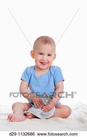 portrait of sweet little baby boy - isolated on white View Large Photo Image Stock Photograph - portrait of sweet little baby boy - isolated on white. Fotosearch