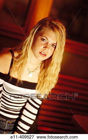 Portrait of teen girl View Large Photo Image Stock Photo - Portrait of teen girl. Fotosearch