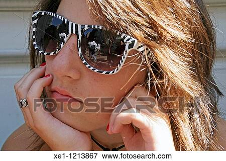 Stock Photo - Portrait of teenage.. Fotosearch