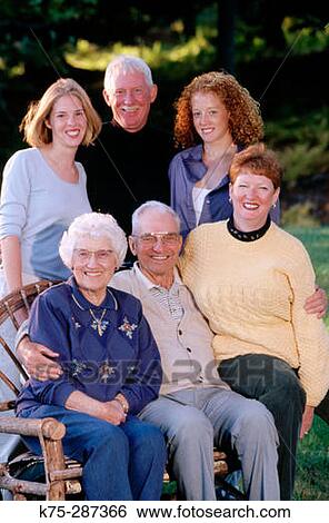 Portrait of three generations View Large Photo Image Stock Photograph - Portrait of three generations. Fotosearch