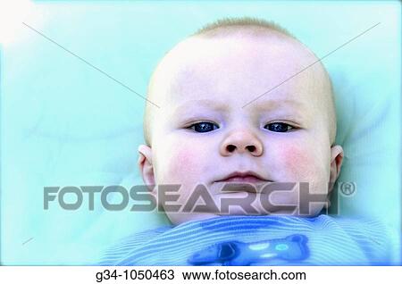 Stock Image - Portrait of toddler. Fotosearch