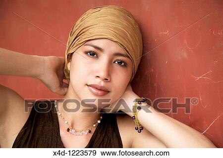 Portrait of woman View Large Photo Image Stock Photo - Portrait of woman. Fotosearch