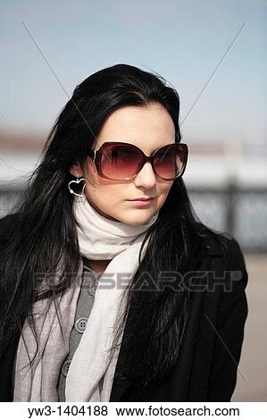 Stock Photo - Portrait of woman. Fotosearch