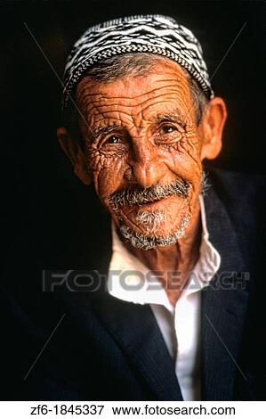 Portrait of wrinkled man in the old section of Jerusalem Israel View Large Photo Image Stock Photo - Portrait of wrinkled man in the old section of Jerusalem Israel. Fotosearch