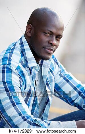 portrait of young black man View Large Photo Image Stock Image - portrait of young black man. Fotosearch