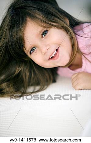 Stock Photo - Portrait of young girl - Fort Lauderdale, Florida. Fotosearch