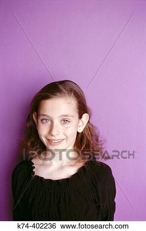 portrait of young girl View Large Photo Image Stock Photograph - portrait of young girl. Fotosearch