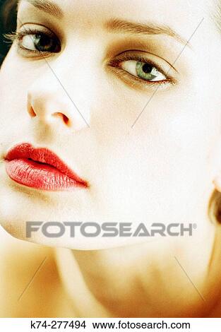 Picture - Portrait of Young Woman. Fotosearch