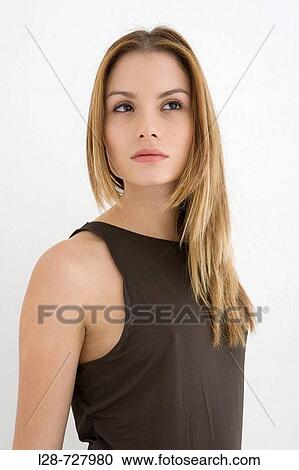 portrait of young woman View Large Photo Image Stock Image - portrait of young woman. Fotosearch