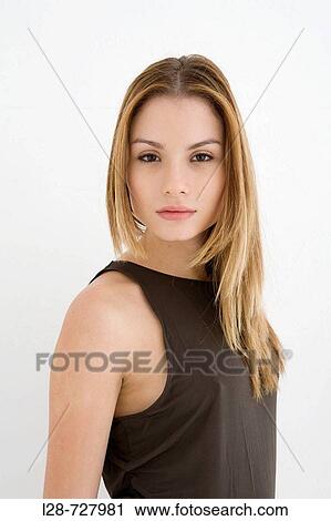 portrait of young woman View Large Photo Image Stock Image - portrait of young woman. Fotosearch