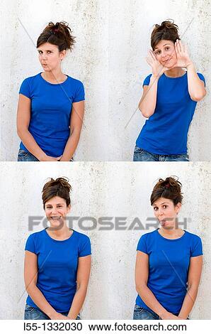 Portrait of young woman View Large Photo Image Stock Image - Portrait of young woman. Fotosearch