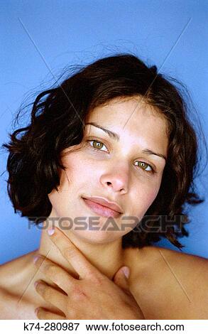 Portrait of Young Woman View Large Photo Image Stock Photo - Portrait of Young Woman. Fotosearch