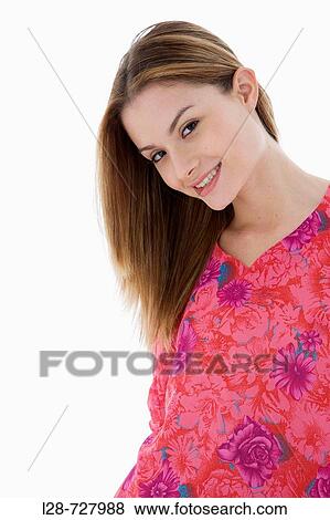 Stock Photo - portrait of young woman. Fotosearch