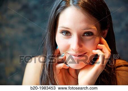 Portrait Young Girl 24 years. View Large Photo Image Stock Image - Portrait Young Girl 24 years.. Fotosearch