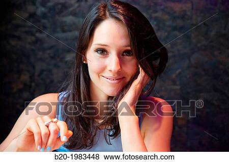 Portrait Young Girl 24 years. View Large Photo Image Stock Photo - Portrait Young Girl 24 years.. Fotosearch