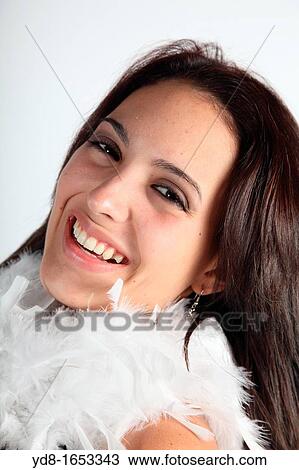 Portrait young model posing in the Studio View Large Photo Image Stock Image - Portrait young model posing in the Studio. Fotosearch