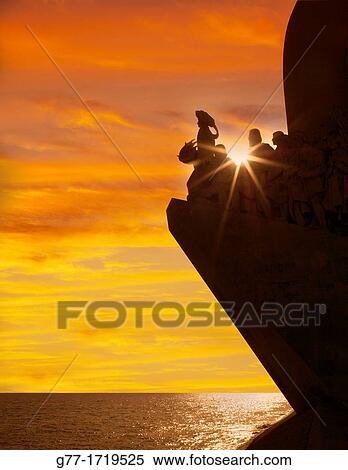 Portugal, Lisbon, The Monument to Discoveries. View Large Photo Image Stock Photography - Portugal, Lisbon, The Monument to Discoveries.. Fotosearch