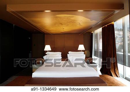 Stock Photo - Portugal, Madeira, Funchal, Hotel design The Vine, architect Ricardo Boffil from Spainl, designer Nini Andrade from New York and Madeira, opened in 2010. Fotosearch