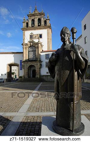 Portugal, Minho, Braga, Nossa Senhora da Torre church. View Large Photo Image Stock Photo - Portugal, Minho, Braga, Nossa Senhora da Torre church.. Fotosearch