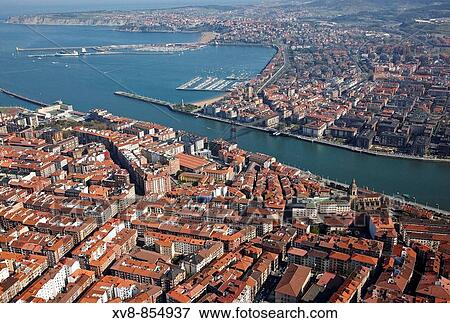 Portugalete and Las Arenas, Bilbao, Biscay, Basque Country, Spain View Large Photo Image Stock Photo - Portugalete and Las Arenas, Bilbao, Biscay, Basque Country, Spain. Fotosearch