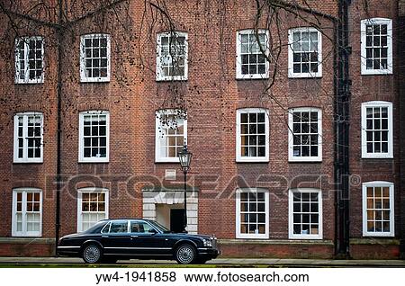 Posh car, Old Square, Lincoln's Inn, London, UK. View Large Photo Image Stock Photo - Posh car, Old Square, Lincoln's Inn, London, UK.. Fotosearch
