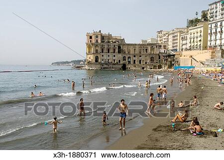 Posillipo's beach and the Villa Donn? Anna, Naples, Campania region, southern Italy, Europe View Large Photo Image Stock Image - Posillipo's beach and the Villa Donn? Anna, Naples, Campania region, southern Italy, Europe. Fotosearch