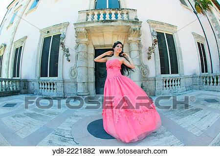 Posing in the park Quinceaera Vizcaya in Miami, Florida, USA View Large Photo Image Stock Image - Posing in the park Quinceaera Vizcaya in Miami, Florida, USA. Fotosearch