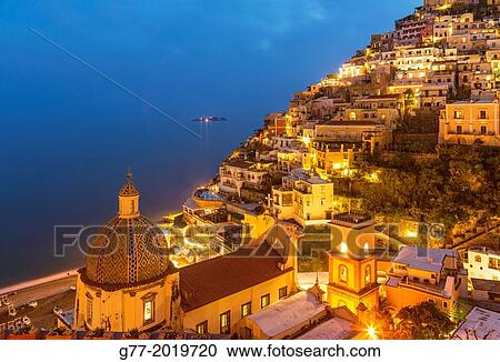 Positano, Amalfi Peninsula, Campania, Italy View Large Photo Image Stock Image - Positano, Amalfi Peninsula, Campania, Italy. Fotosearch