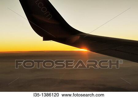 Position light of an aircraft in flight above the clouds at sunset View Large Photo Image Stock Image - Position light of an aircraft in flight above the clouds at sunset. Fotosearch