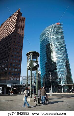 Postdamer Platz square, of the thirties was the busiest urban area in Europe In this square the first traffic light was put in Berlin, Germany, Europe View Large Photo Image Stock Image - Postdamer Platz square, of the thirties was the busiest urban area in Europe In this square the first traffic light was put in Berlin, Germany, Europe. Fotosearch