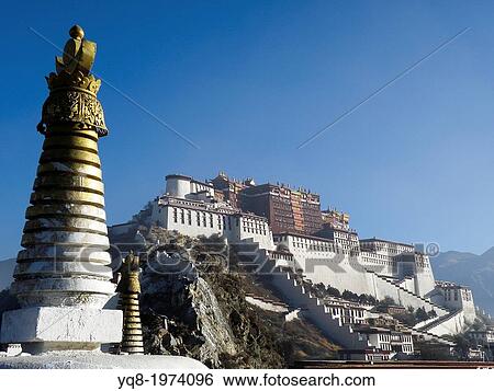 Potala Palace in Lhasa, Tibet, China View Large Photo Image Stock Photograph - Potala Palace in Lhasa, Tibet, China. Fotosearch