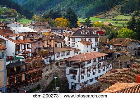 Stock Image - Potes, Comarca of Liebana. Cantabria, Spain.. Fotosearch