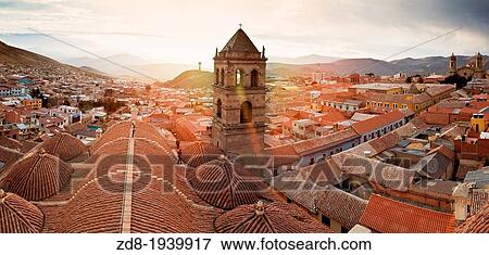 Stock Photo - potosi. from san francisco church. Fotosearch