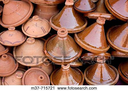Pots for tajine, Marrakech, Morocco View Large Photo Image Stock Image - Pots for tajine, Marrakech, Morocco. Fotosearch