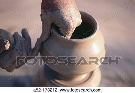 Stock Image - Pottery. Rajasthan. India. Fotosearch