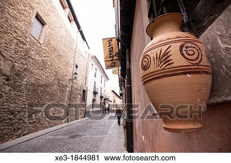 Pottery, Souvenir, Cuenca, Castile-La Mancha, Spain. View Large Photo Image Stock Image - Pottery, Souvenir, Cuenca, Castile-La Mancha, Spain.. Fotosearch