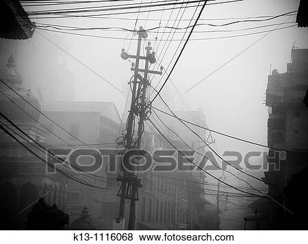 Power lines by Durbar Square, Patan, Kathmandu valley, Nepal View Large Photo Image Stock Photo - Power lines by Durbar Square, Patan, Kathmandu valley, Nepal. Fotosearch