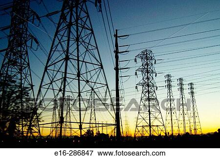 power lines View Large Photo Image Stock Photo - power lines. Fotosearch