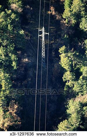 Power lines, Vic, Barcelona province, Catalonia, Spain. View Large Photo Image Stock Photograph - Power lines, Vic, Barcelona province, Catalonia, Spain.. Fotosearch
