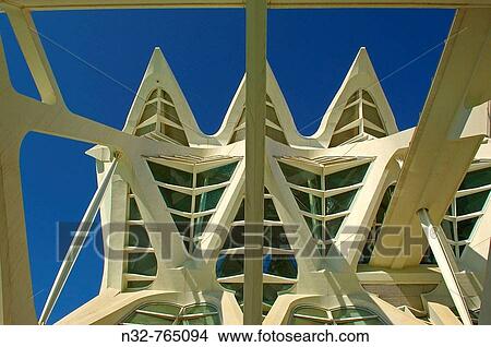 Pr? ncipe Felipe museum of sciences, City of Arts and Sciences by S Calatrava Valencia, Comunidad Valenciana, Spain View Large Photo Image Picture - Pr? ncipe Felipe museum of sciences, City of Arts and Sciences by S Calatrava Valencia, Comunidad Valenciana, Spain. Fotosearch