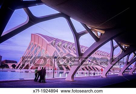 Pr? ncipe Felipe Sciences Museum, City of Arts and Sciences, by S Calatrava Valencia Spain View Large Photo Image Picture - Pr? ncipe Felipe Sciences Museum, City of Arts and Sciences, by S Calatrava Valencia Spain. Fotosearch