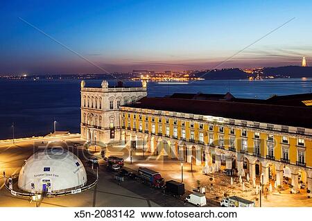 Praca do Comercio, Lisbon, Portugal, Europe. View Large Photo Image Stock Image - Praca do Comercio, Lisbon, Portugal, Europe.. Fotosearch