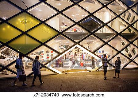 Prada Store, Architect Herzog & De Meuron. Aoyama. Tokyo. Japan. View Large Photo Image Stock Image - Prada Store, Architect Herzog & De Meuron. Aoyama. Tokyo. Japan.. Fotosearch