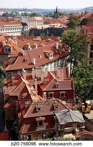 Prague as seen from Wallenstein Palace gardens, Mala Strana, Prague, Czech Republic View Large Photo Image Stock Photograph - Prague as seen from Wallenstein Palace gardens, Mala Strana, Prague, Czech Republic. Fotosearch