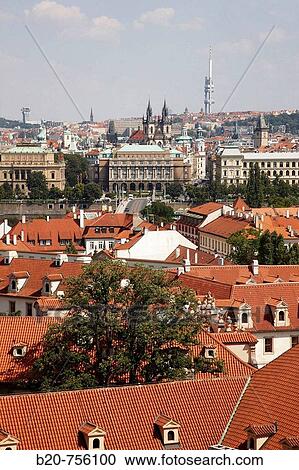 Prague, Czech Republic View Large Photo Image Stock Image - Prague, Czech Republic. Fotosearch